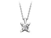 Collier solitaire effet diamant 0,40 carat