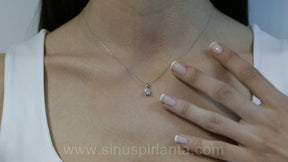 0.40 Carat Diamond Solitaire Necklace