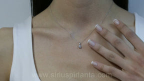 0.21 Carat Diamond Solitaire Necklace
