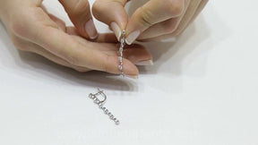 Diamond Tennis Earrings