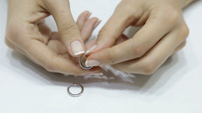 Diamond Hoop Earrings