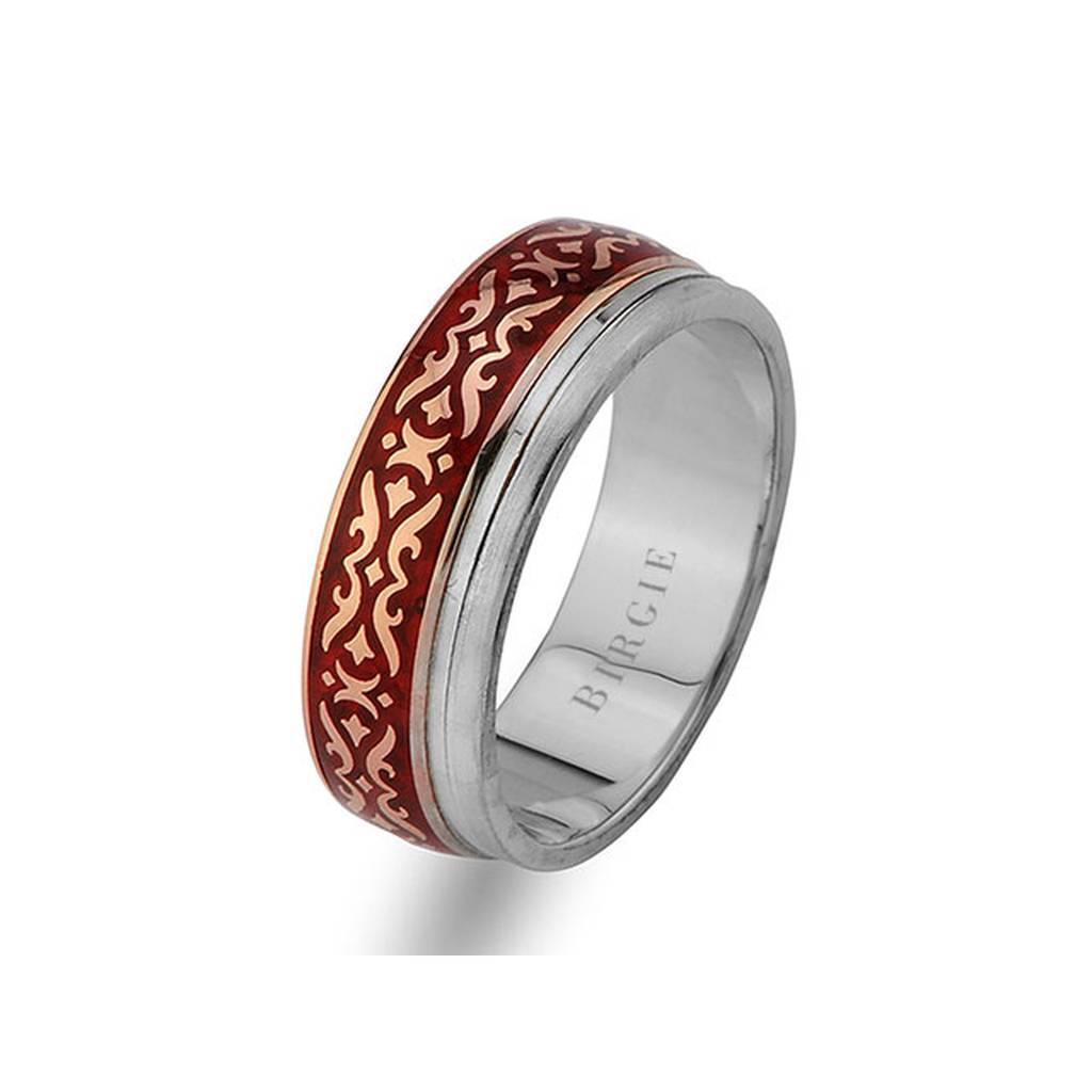 Phrygian Design Rose Gold Wedding Band