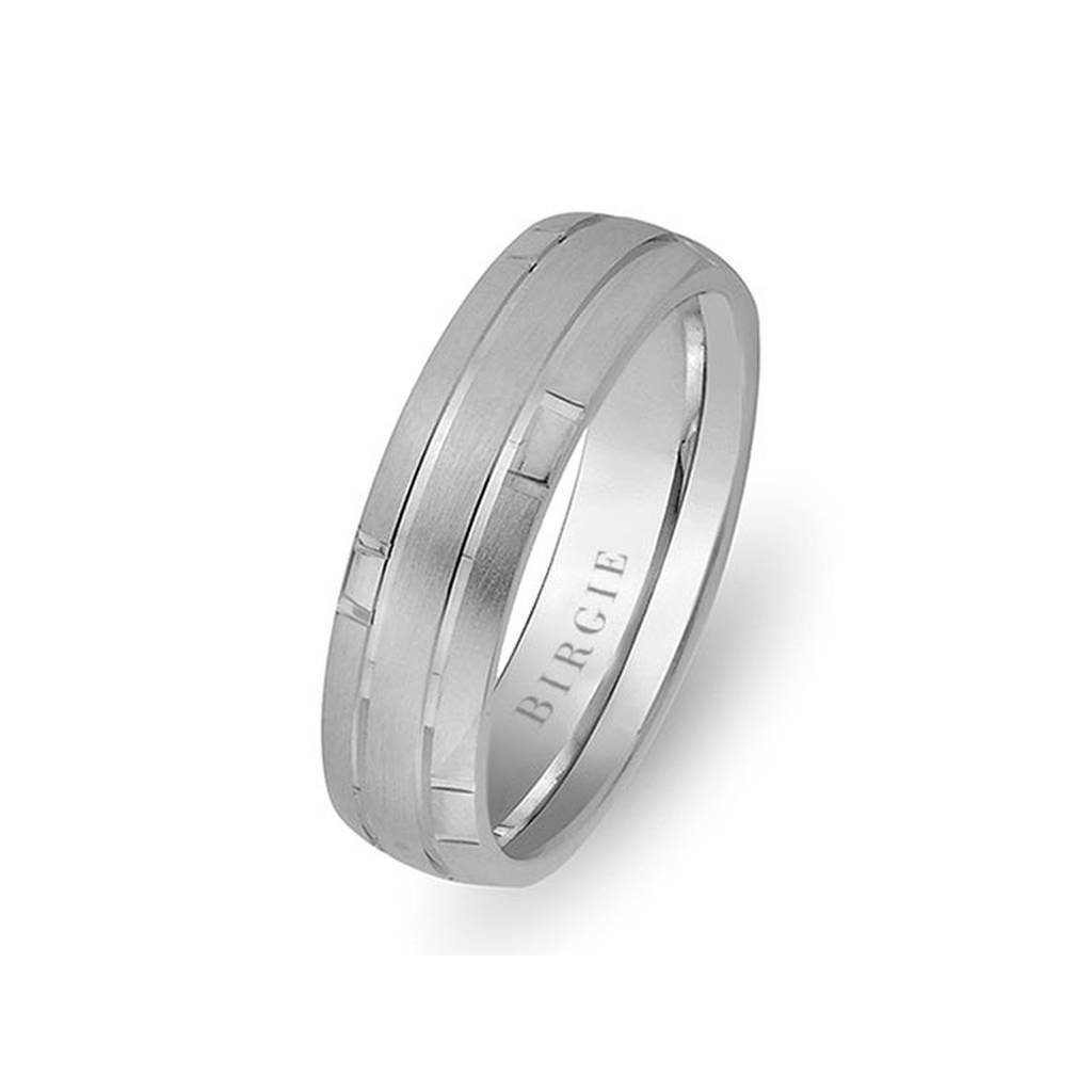Alliance en or blanc Horizon Design
