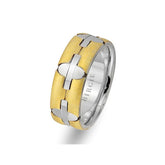 Alliance Pandora en or blanc et jaune