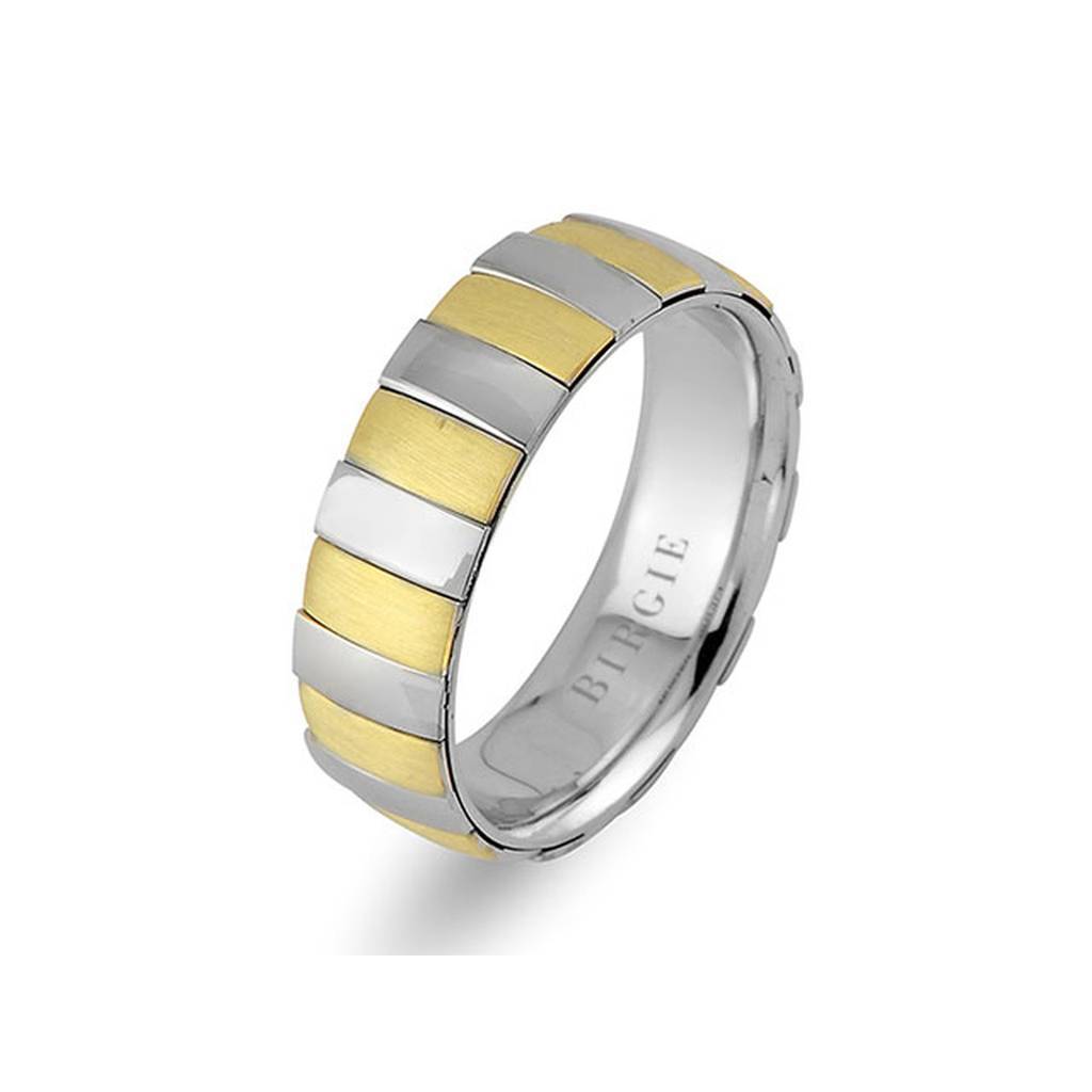 White Gold Rothko Wedding Band