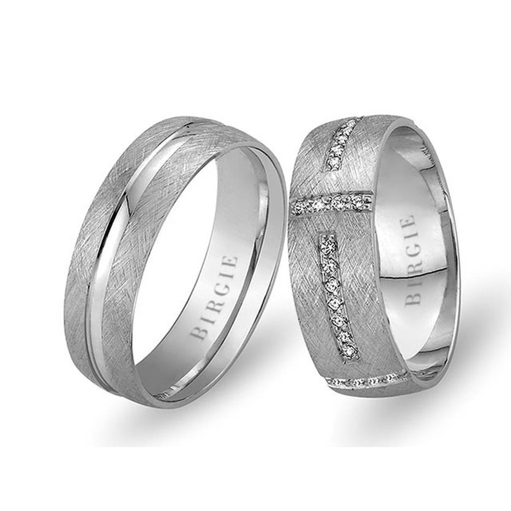 Alliance Beykoz en or blanc et diamants