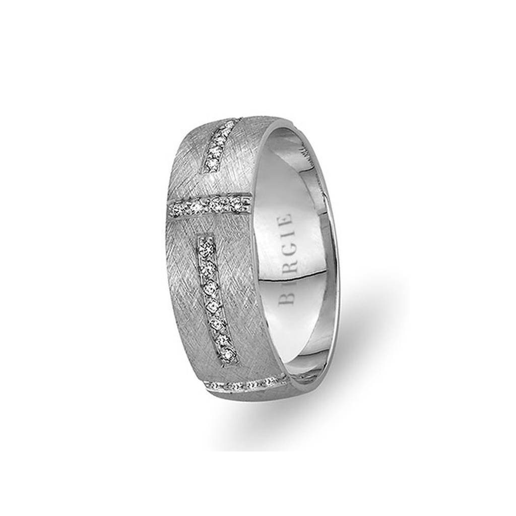 Alliance Beykoz en or blanc et diamants