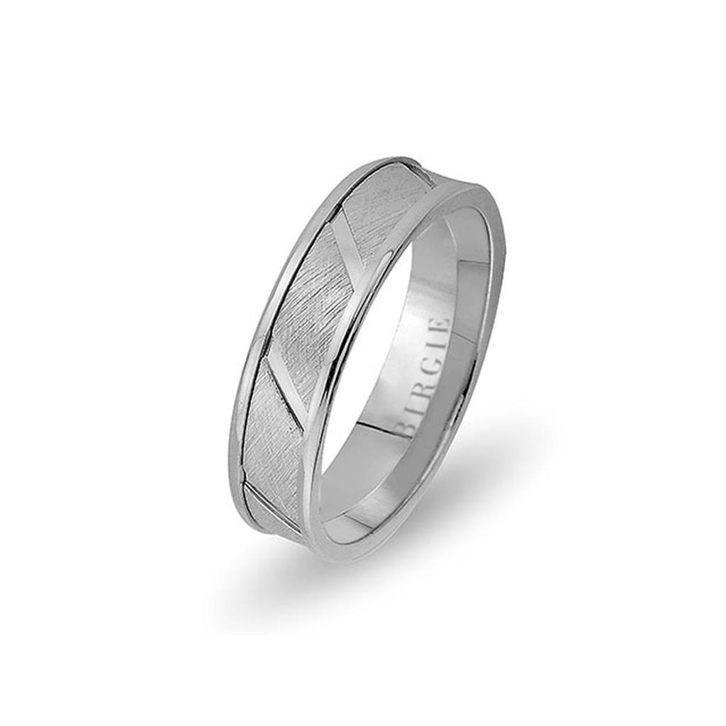 Alliance Cibali en or blanc
