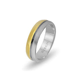 Alliance Fulya en or blanc et jaune