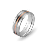 Alliance Nesimi en or blanc et rose